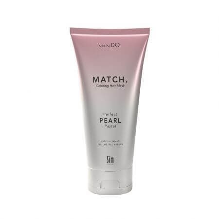 Mascarilla Capilar Colorante Pastel Perla Perfecta, 200ml, Sensido Match