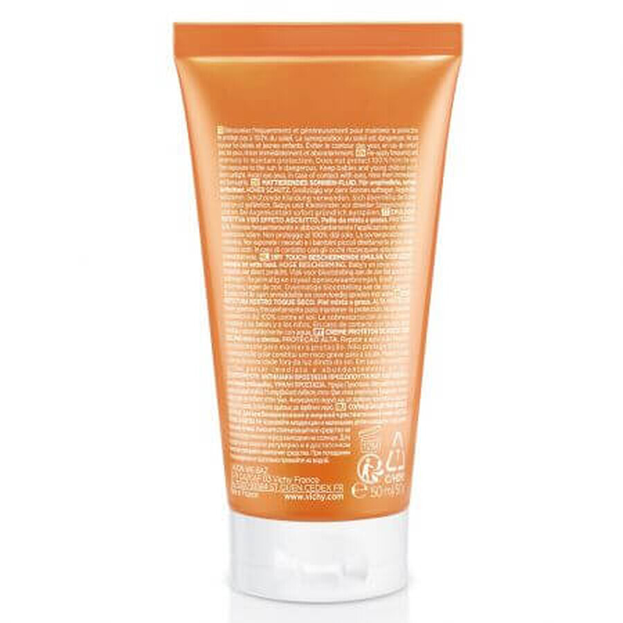 Vichy Capital Soleil Emulsión facial matificante toque seco SPF 50, 50 ml