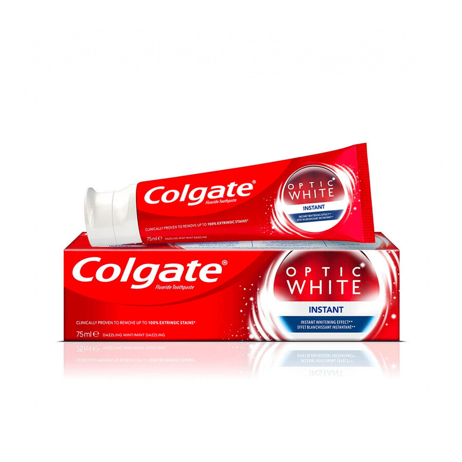 Pasta dentífrica Optic White Instant, 75 ml, Colgate