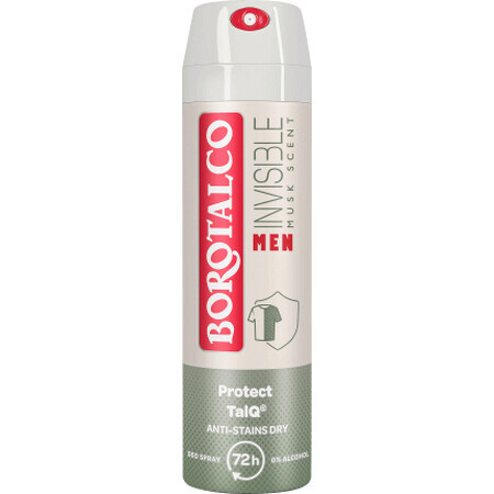 Borotalco Deodorante spray PROFUMO MUSCHIO INVISIBILE, 150 g