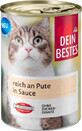 Dein Bestes Comida h&#250;meda de pavo para gatos, 415 g