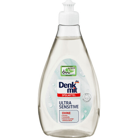 Detergente lavavajillas Denkmit Sensitive, 500 ml