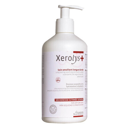 Emulsione per pelli secche Xerolys+, 500 ml, Lab Lysaskin