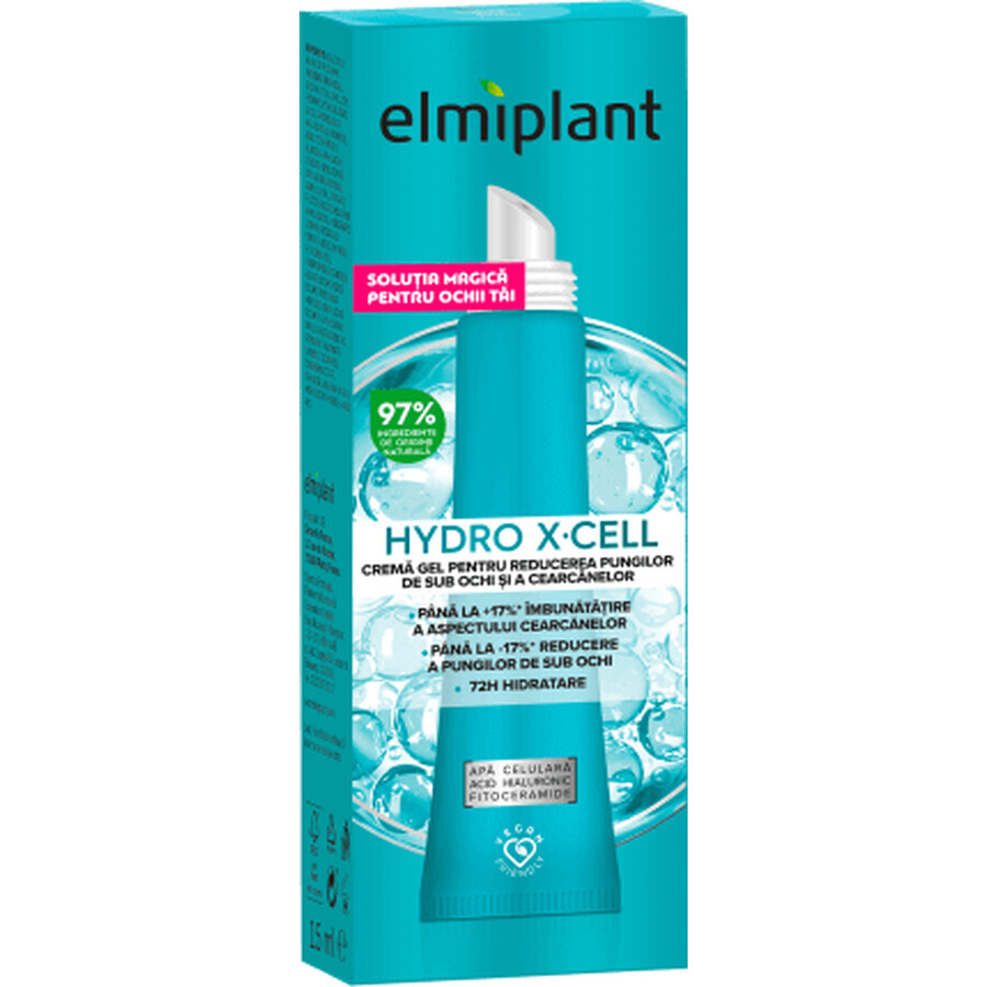 Crema-gel contorno occhi Hydro X-Cell, 15 ml, Elmiplant