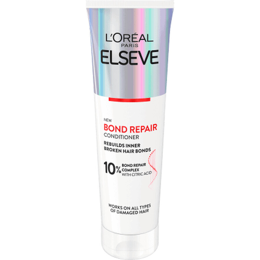 Acondicionador reparador Elseve Bond para regenerar el cabello dañado, 150 ml