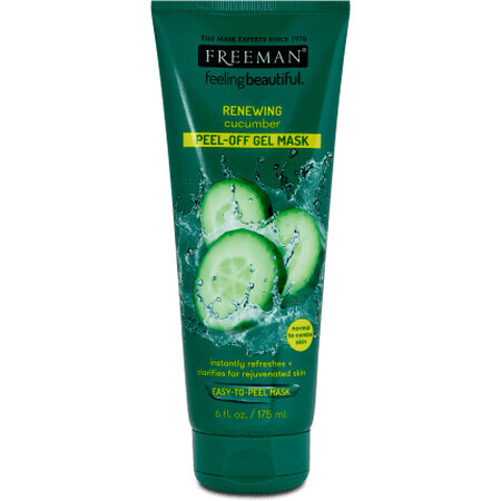 Freeman Peel-off gezichtsgelmasker met komkommer en aloë vera, 175 ml