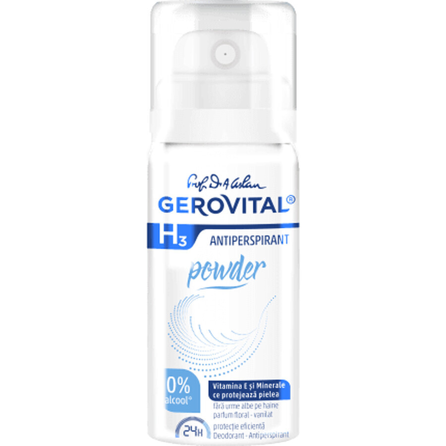 Gerovital Desodorante en polvo spray, 40 ml