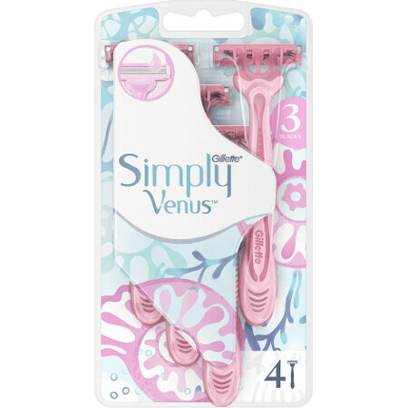 Gillette Venus Scheermesjes, eenvoudig, 4 stuks