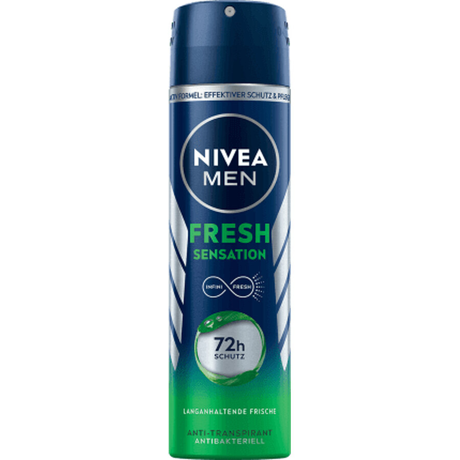 Nivea MEN FRESH SENSATION Desodorante Spray, 150 ml