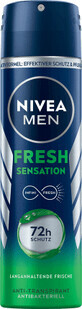 Nivea MEN FRESH SENSATION Desodorante Spray, 150 ml