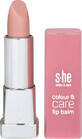 B&#225;lsamo labial She colour&amp;amp;style Colour &amp;amp; Care 335/001, 5 g