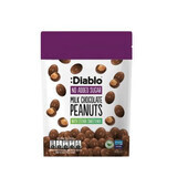 Cacahuetes con cobertura de chocolate sin azúcar, 40 g, Diablo