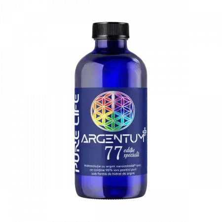 Plata nanocoloidal Argentum+ Edición Especial, 240 ml, Pure Life