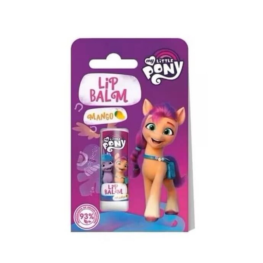 Bálsamo labial infantil My Little Pony con sabor a mango, 4,4 g, Edg