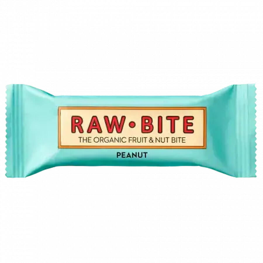 Organic peanut bar, 50 g, Rawbite