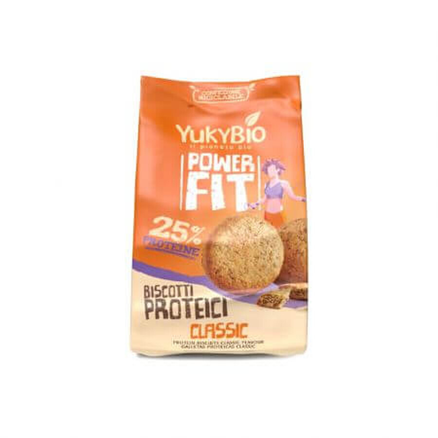 Biscuiti proteici clasici bio, 200 g, YukiBio