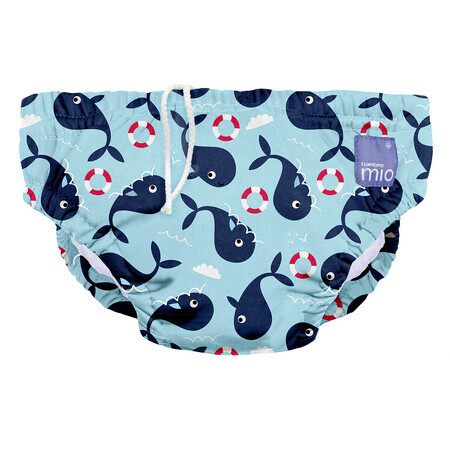 Costume da bagno impermeabile Whale Wharf, taglia XL, 1 pezzo, Bambino Mio