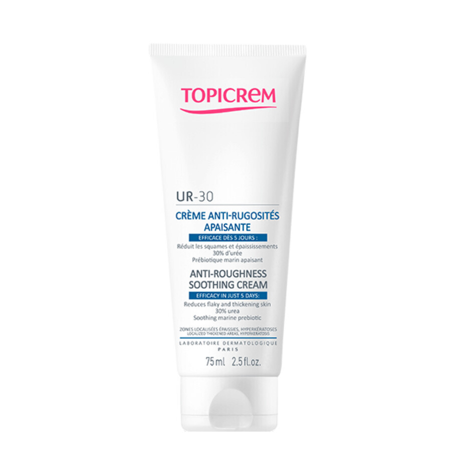 Crema anticalvicie para pies UR-30, 75 ml, Topicrem