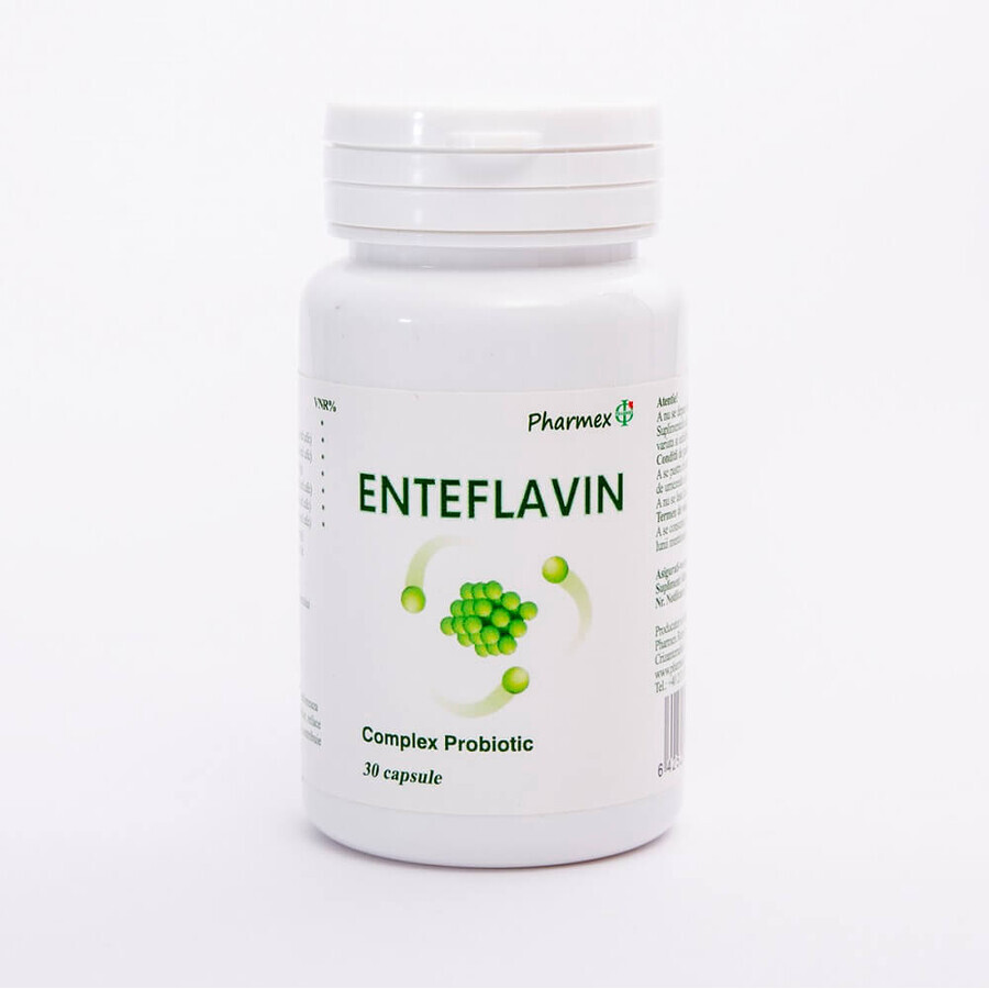 Enteflavina, 30 cápsulas, Pharmex