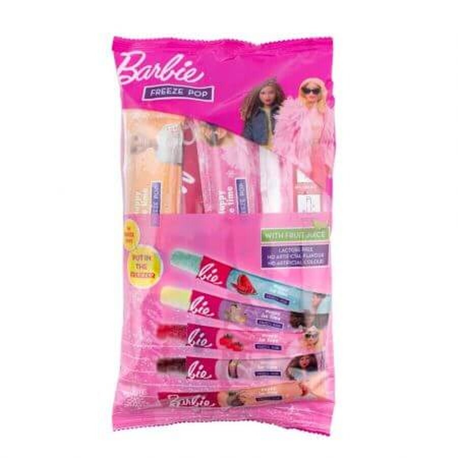 Freeze Pop Barbie ice cream, 10 pieces, Sweet'n Fun