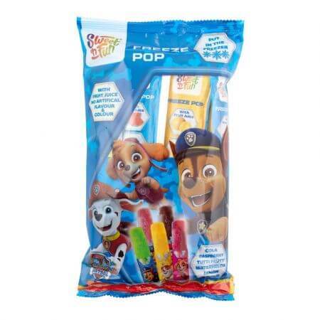 Paw Patrol Freeze Pop Ice Cream, 10 pieces, Sweet'n Fun