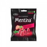 Mint and strawberry flavored jellies, 80g, Mint