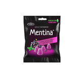 Mint and blackcurrant flavored jellies, 80g, Mint