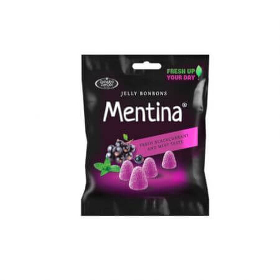 Gelées aromatisées à la menthe et au cassis, 80g, Menthe