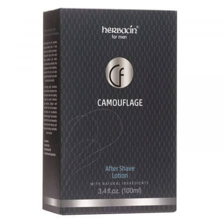 Loción para después del afeitado Camouflage, 100 ml, Herbacin