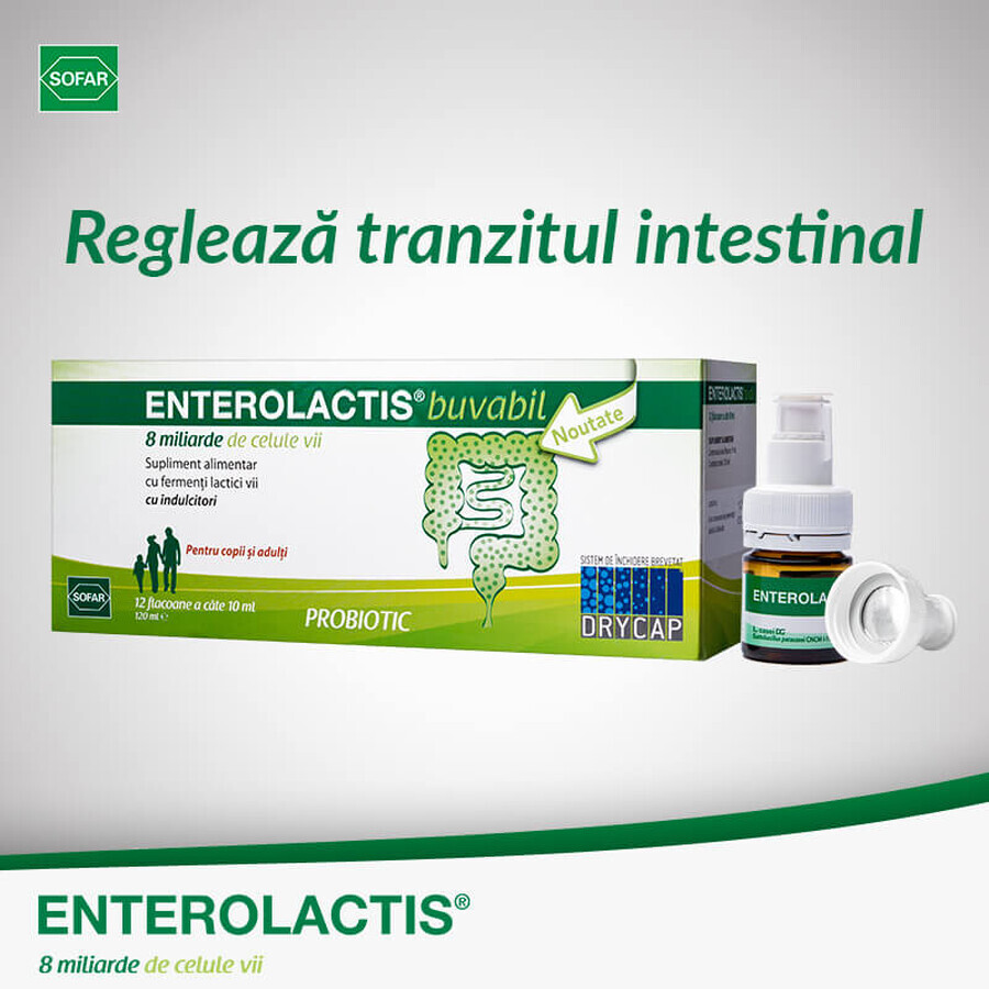 Enterolactis oral, 12 viales, Sofar