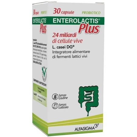 Enterolactis Plus, 30 capsule, Integratore Probiotico, Sofar