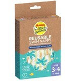 Little Swimmers Reusable Swim Diaper, No. 3 - 4, 11 - 14 kg., Tropical, 1 pc, Huggies