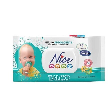 Salviette umidificate Baby Talco, 72 pz, Nice