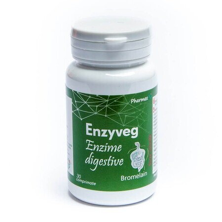 Enzyveg Bromelina, 30 comprimidos, Pharmex