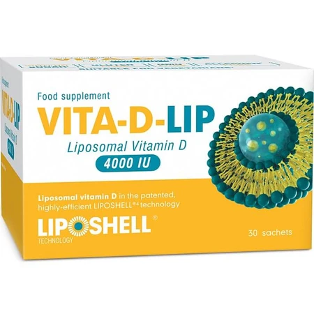 Vitamina D liposomal 4000IU, 30 sobres, Liposhell