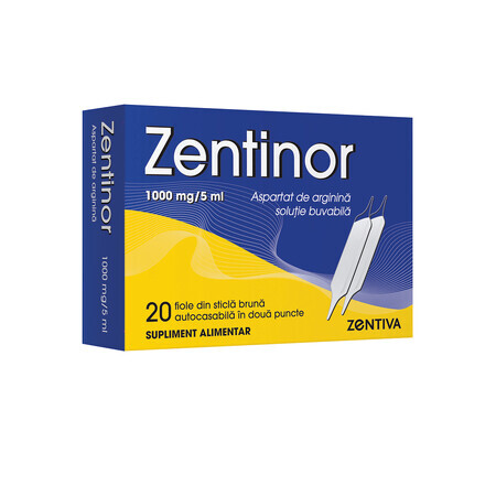 Zentinor, 20 fiole, Zentiva