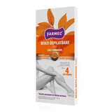 Chic Cinnamon body depilatory strips, 16 pieces, Farmec