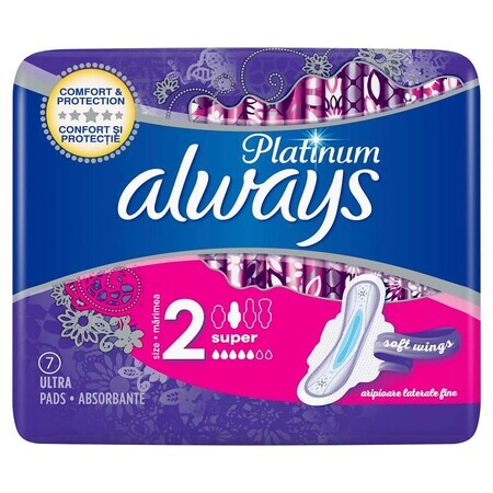 Always Platinum Ultra Super Absorbente, 7 unidades, P&amp;G