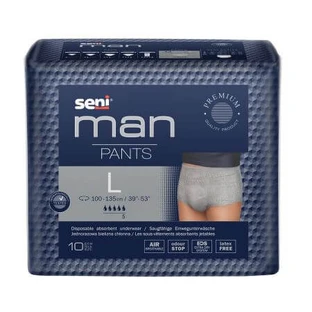 Majtki chłonne dla mężczyzn Man Pants, L, 10 sztuk, Piersi