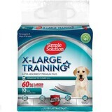 Esteras absorbentes para adiestramiento de perros con atrayente 71x76cm, 10 piezas, Simple Solution