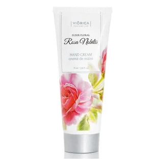 Hand Cream Elixir Floral Rosa Nobilis, 75 ml, Viorica