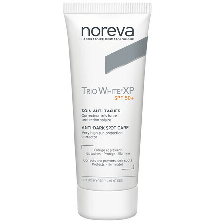 Noreva Trio White XP Dagcrème tegen pigmentvlekken SPF 50+ , 40 ml