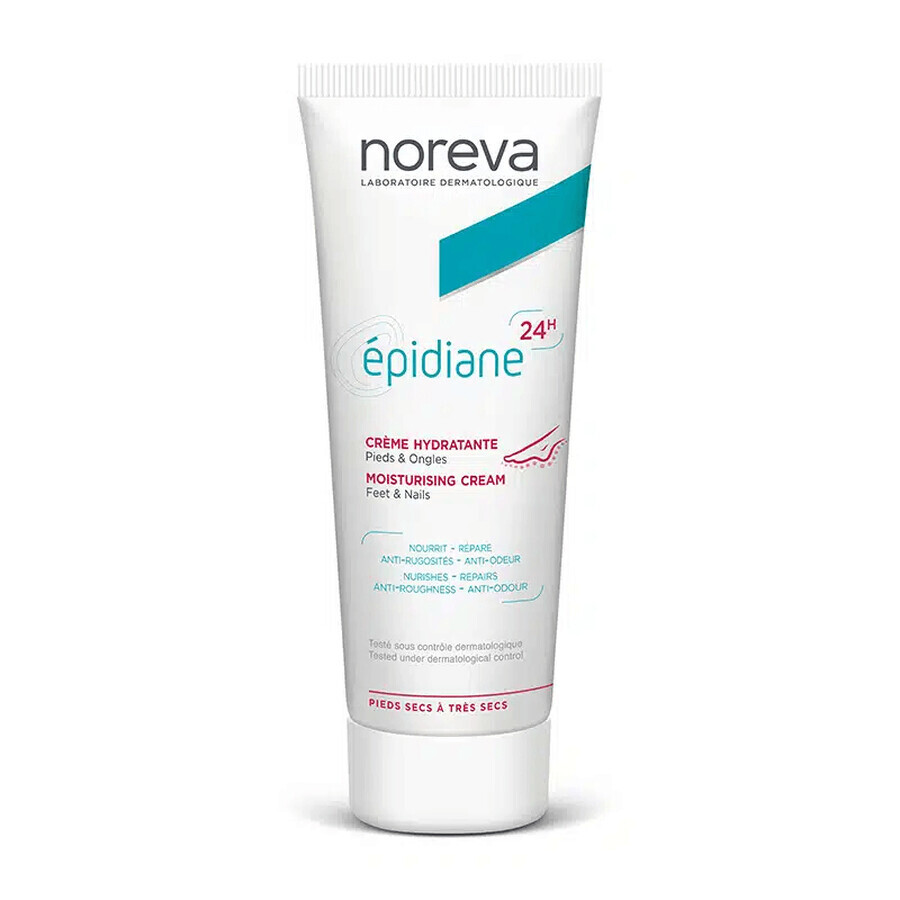 Noreva Epidiane Feuchtigkeitsspendende Fuß- und Nagelcreme, 125 ml