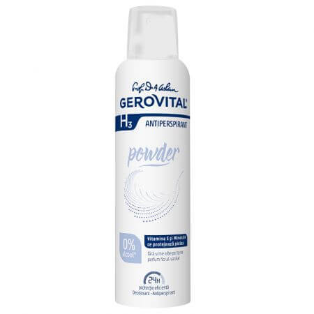 Antitranspirant-Deodorant-Pulver H3, 150 ml, Gerovital