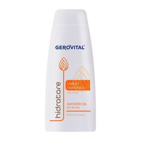 Gel douche aux huiles naturelles, 400 ml, Gerovital