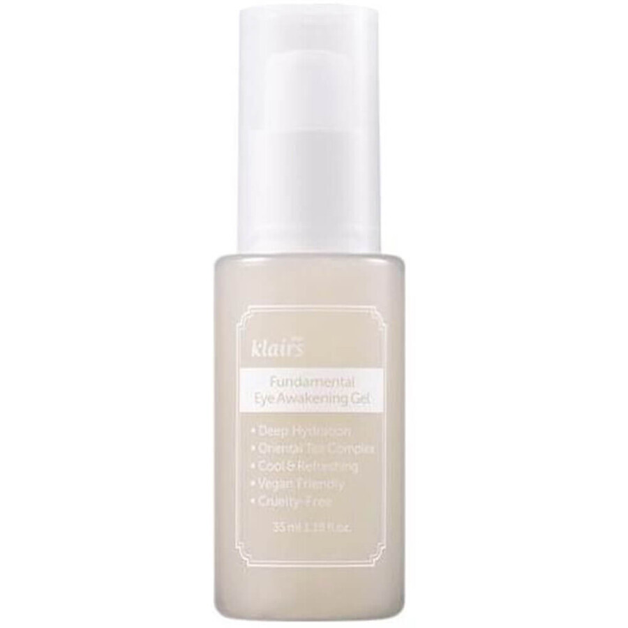 Gel occhi idratante e tonificante fondamentale, 35 ml, Klairs