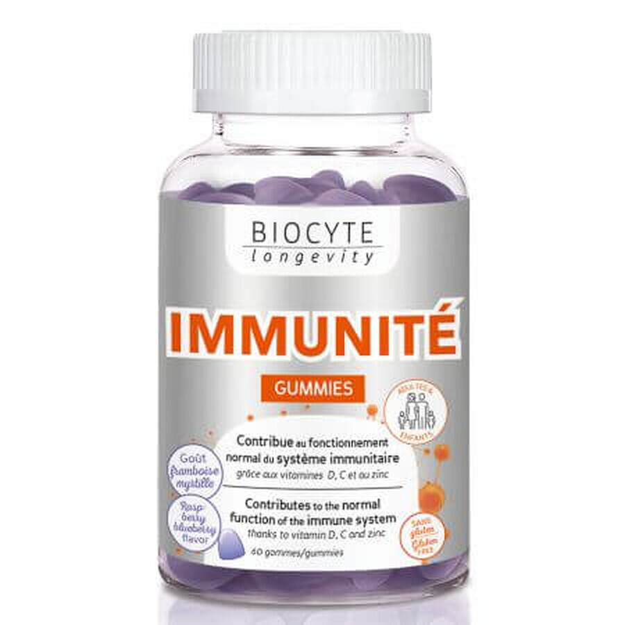 Immunite Gummies, 60 jeleuri, Biocyte