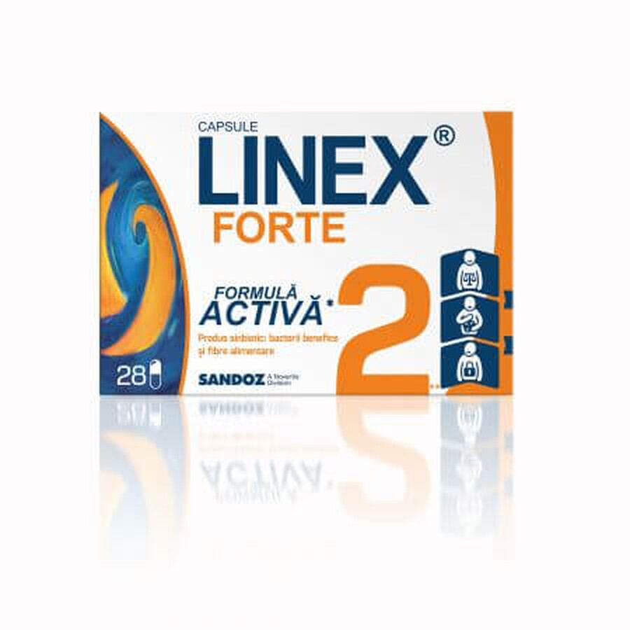 Linex Forte, 28 cápsulas, Sandoz