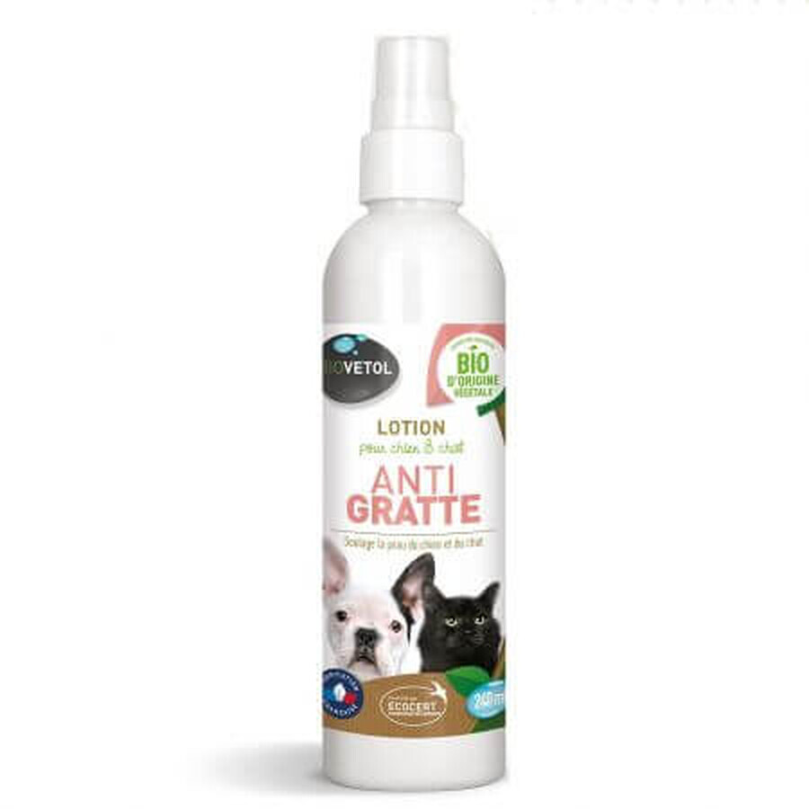 Loción en spray antipicores ecológica para perros y gatos, 240 ml, Biovetol