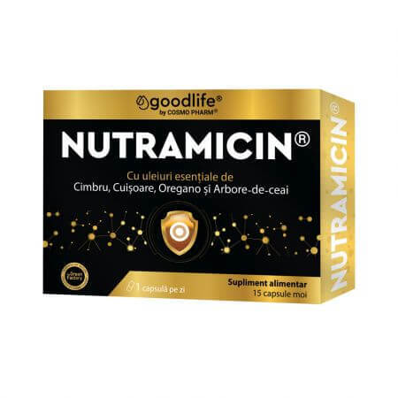 Nutramicin, 15 capsule molli, Cosmopharm